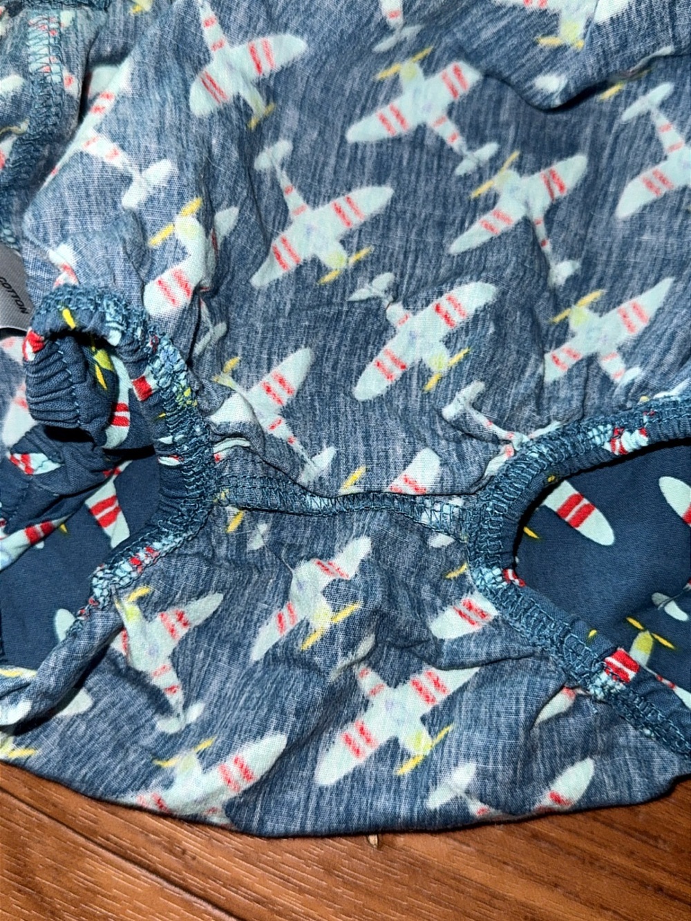 NWOT Little Paper Boat Boys Airplane Shorts Bloomers Diaper Cover Size 24 Months - Picture 7 of 9